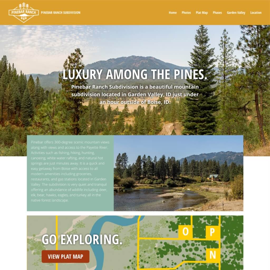 Pinebar Ranch Website